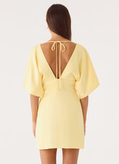 Love On You Mini Dress - Baby Yellow