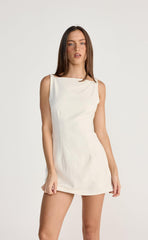 Tanner Mini Dress (Oat)