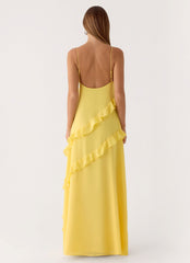 Mishal Maxi Dress - Bright Lemon
