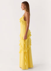Mishal Maxi Dress - Bright Lemon