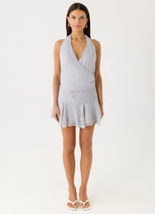 Mura Mini Dress - Misty Blue