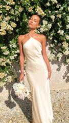 Chiara Maxi Dress - Soft Gold