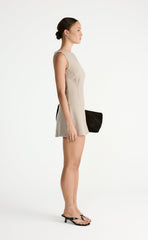 Flux Mini Dress (Pebble)