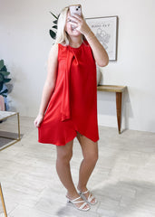 Sassy in Red Dress