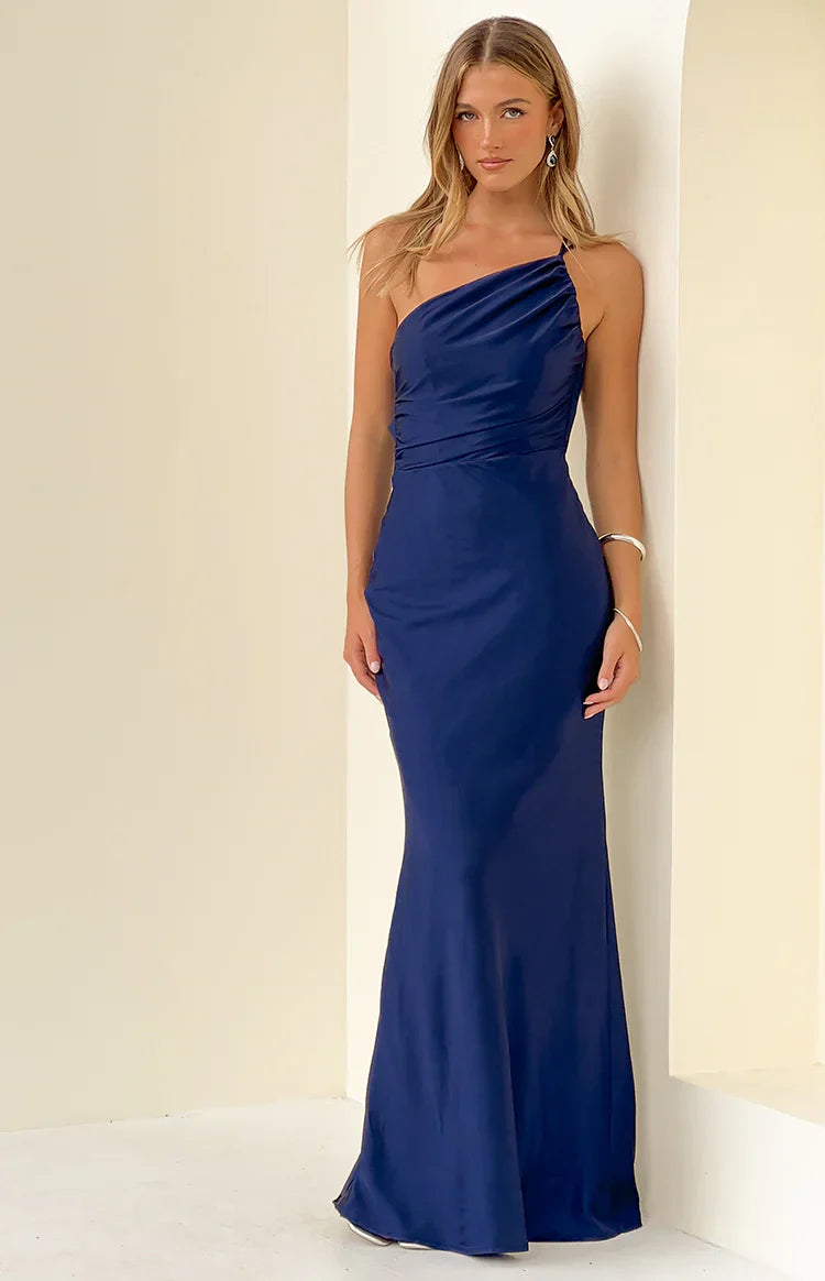 Tina Navy Formal Maxi Dress