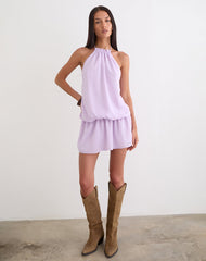 Veloria Mini Dress in Lilac