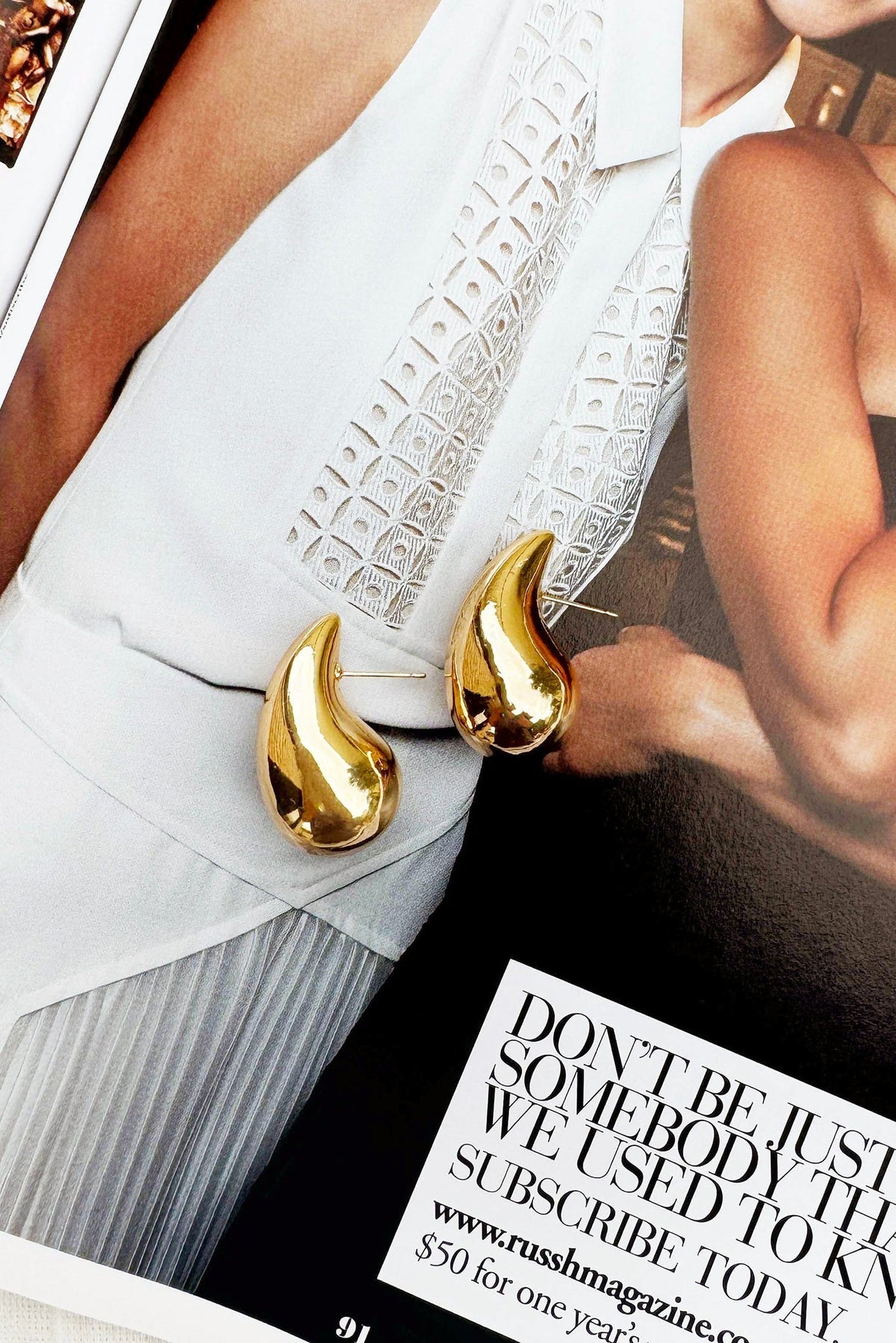 Ace Of Something Earrings - Gold