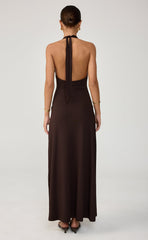 Araminta Maxi Dress (Chocolate)