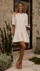 Stassi Mini Dress - Off White
