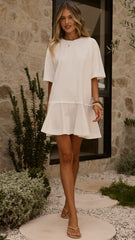 Stassi Mini Dress - Off White