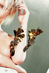 Cosmos Earrings - Gold