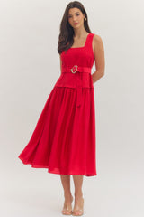 Loving You Sleeveless Midi Dress