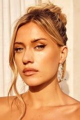 Luna Eclipse Earrings - Gold Blue