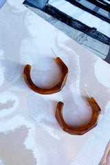 Morning Latte Earrings - Brown