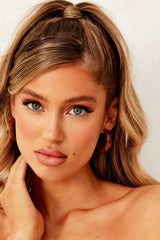 Morning Latte Earrings - Brown