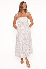 Ashtyn Maxi Dress - Purple Ditsy Floral