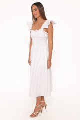 Bronte Midi Dress - White