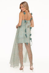Erika Maxi Dress - Sage Green Floral
