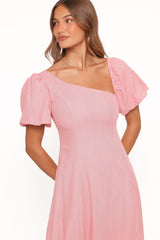 Franca Midi Dress - Pink