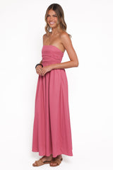 Kayt Strapless Dress - Petal Pink