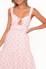 Kendra Maxi Dress - Pink Floral