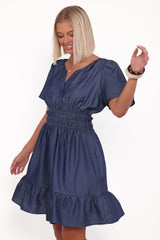Morwenna Mini Dress - Chambray