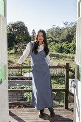 Odelia Denim Maxi Dress - Indigo