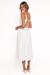 Ruella Midi Dress - White
