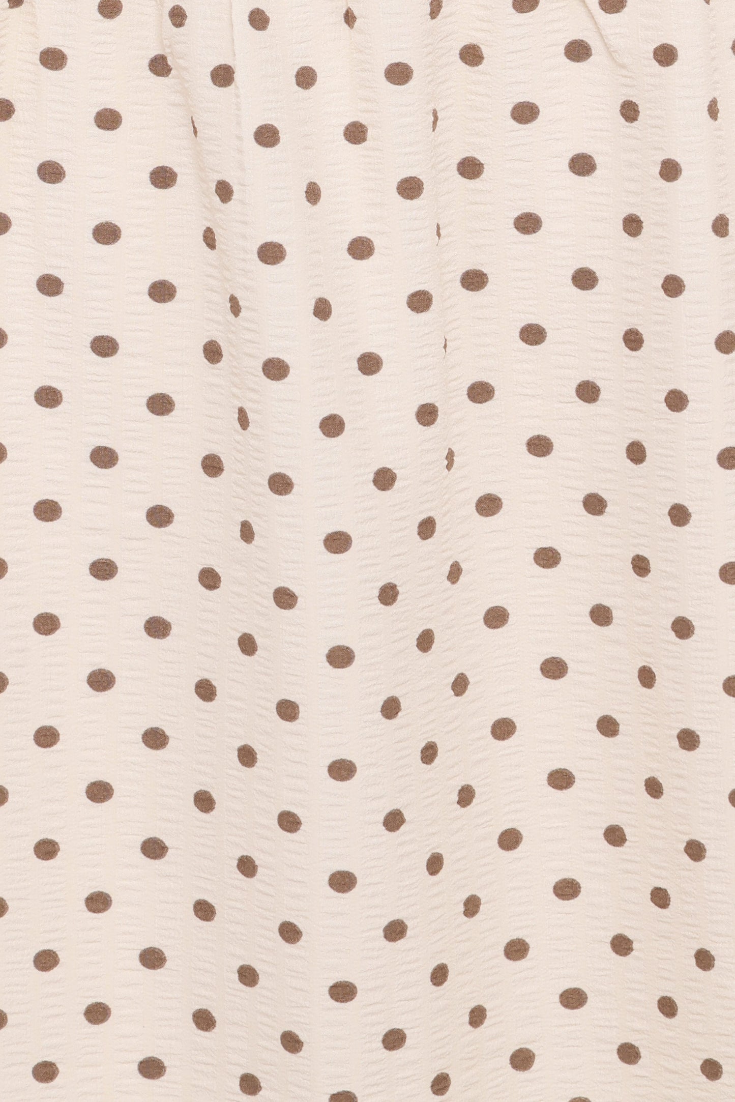 Sophina Midi Dress - Brown Polka Dot
