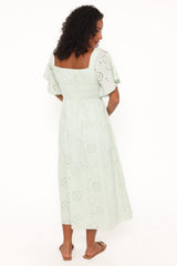 Tierney Midi Dress - Sage Green