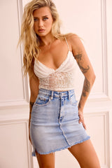 Sheer Luck Top - White