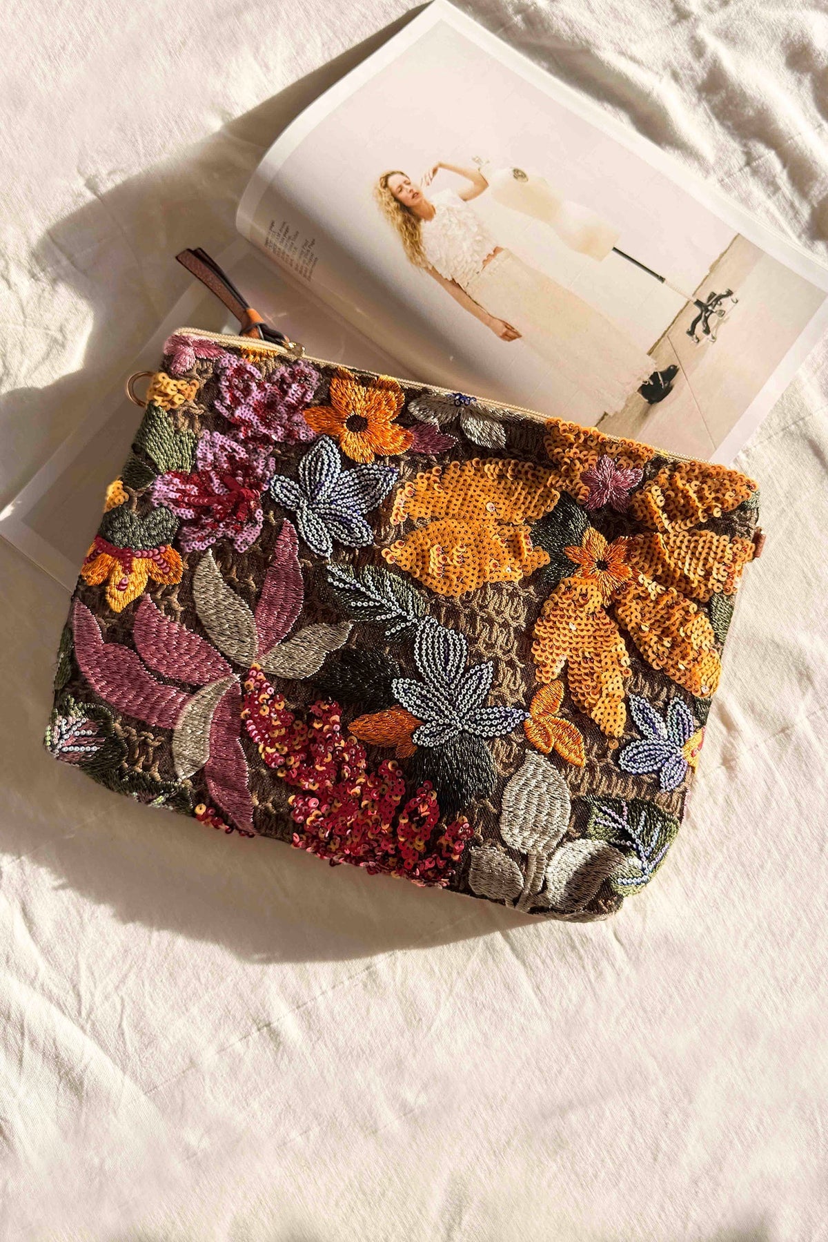 Solstice Weave Bag - Orange Multi