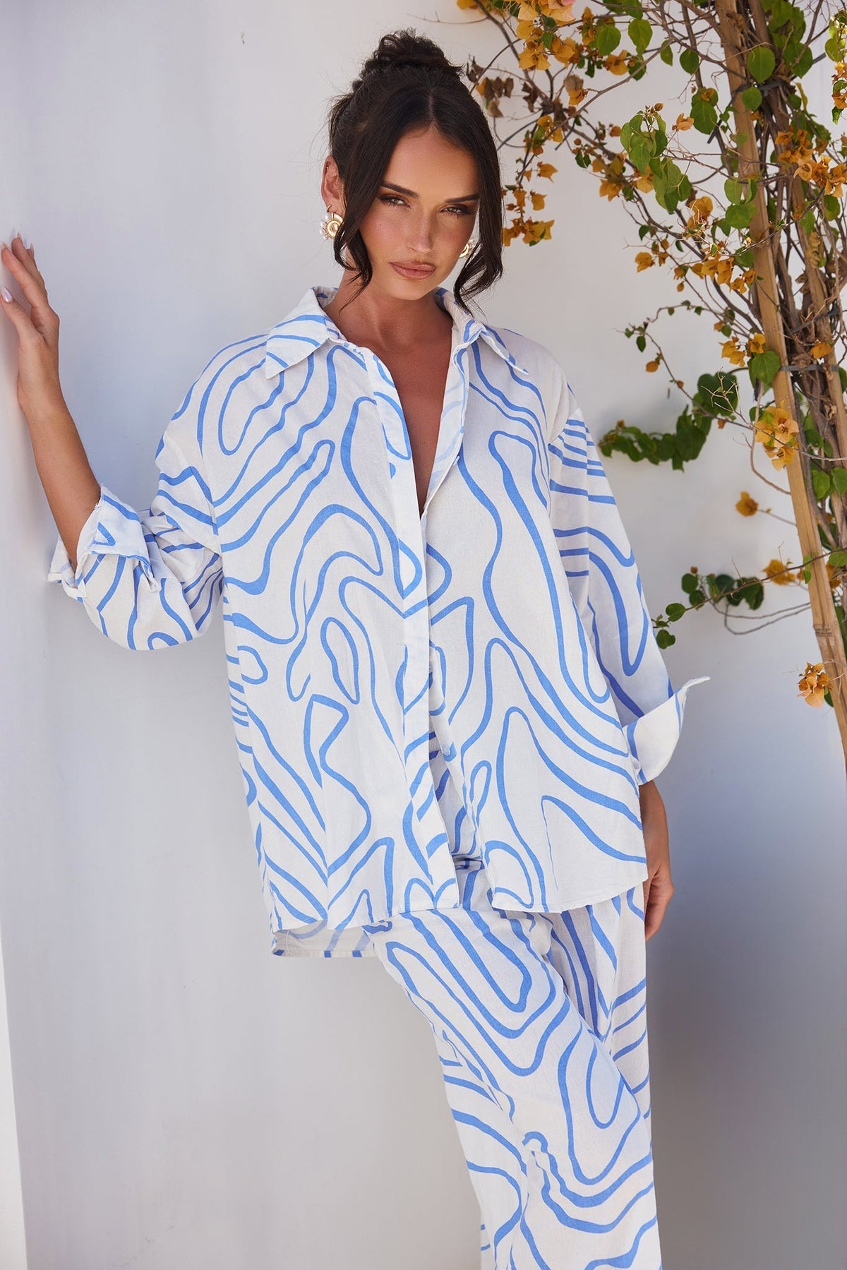 Sunlights In Capri Shirt - Blue
