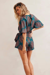 Vixen Playsuit - Forest Green