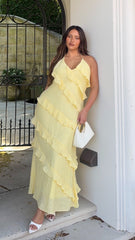 Sophia Maxi Dress - Lemon